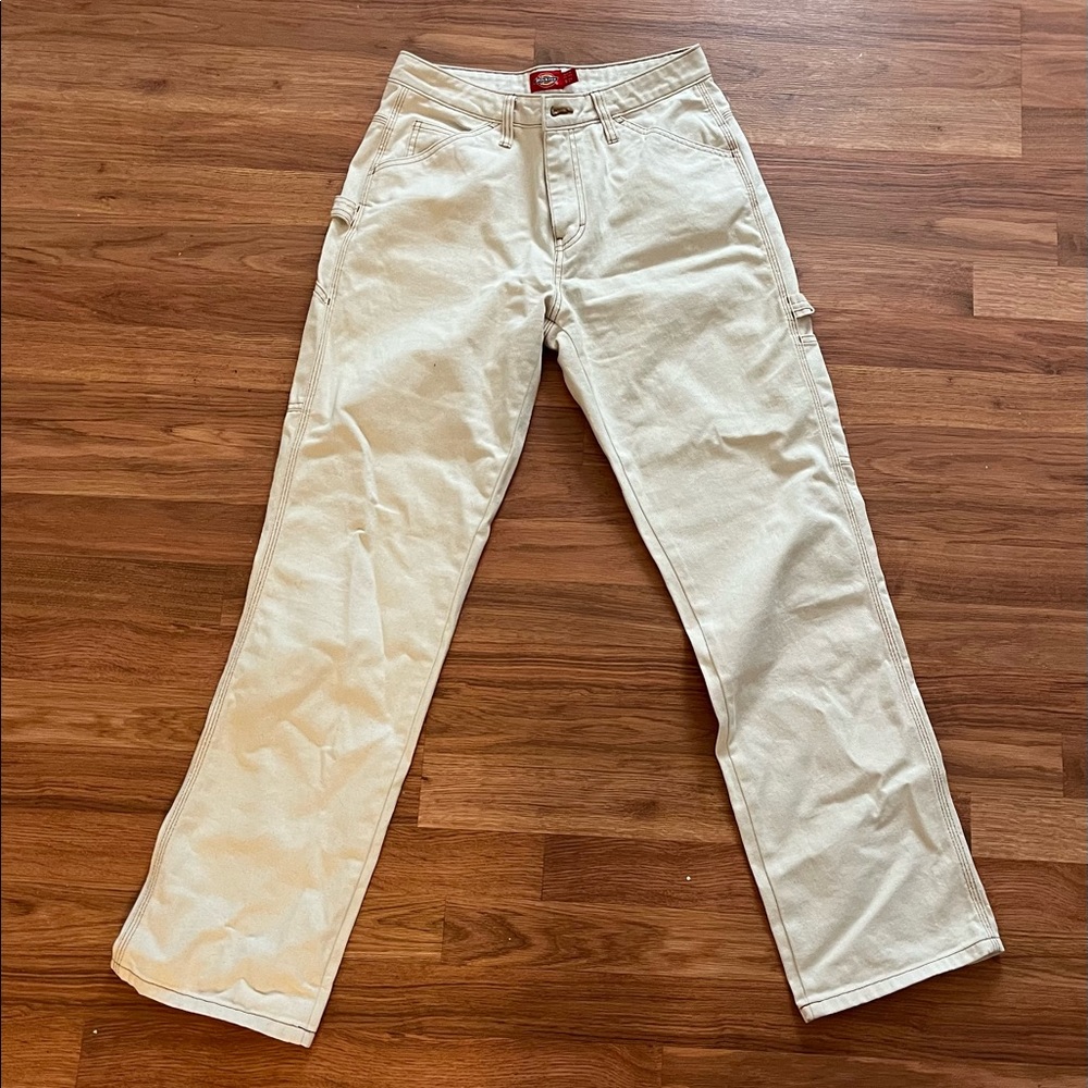 Dickies White Carpenter Jeans. Size 5/27. Worn once.